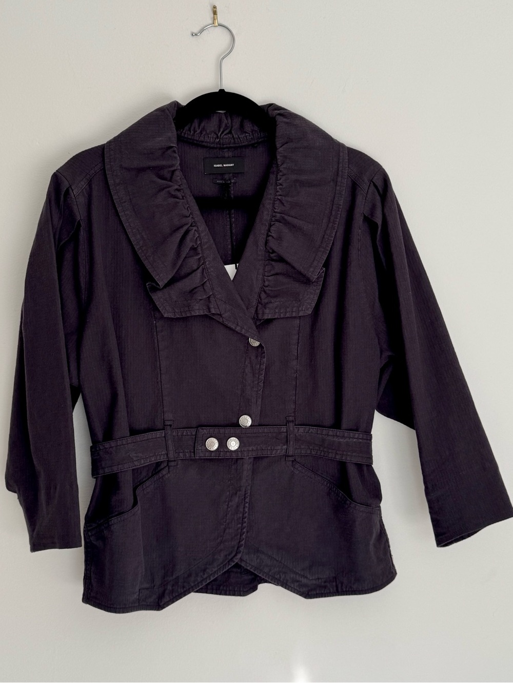 Isabel Marant Epaline Linen Coat size 36 NWT